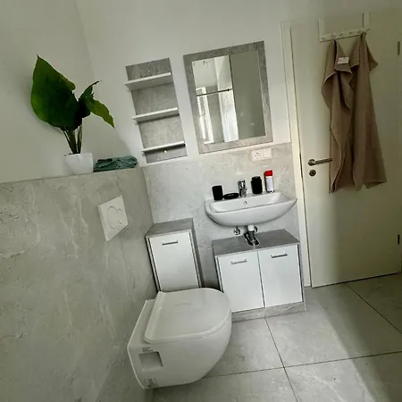 2 Zkb Apartement In Mannheim Buga - Kueche - Parken Esterno foto
